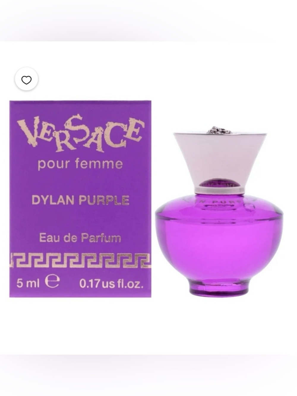 Versace Dylan Purple Mini Travel Collector Size 017oz NIB